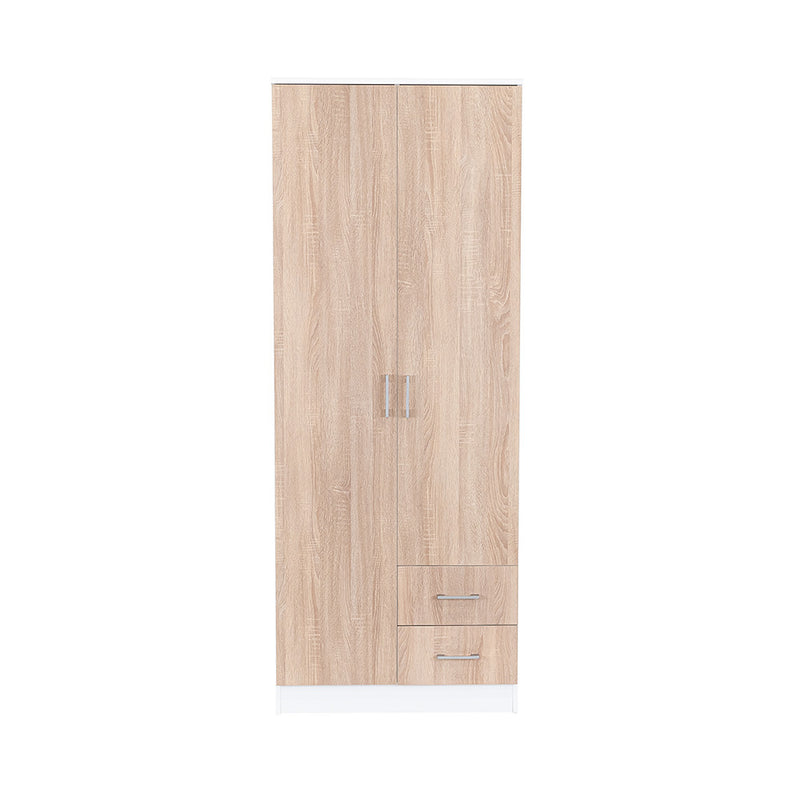 Miami gardróbszekrény 80x205 cm sonoma tölgy-fehér