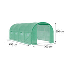 Fóliasátor 200x300x450 cm váz+fólia