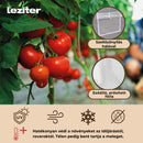 Fóliasátor 200x300x450 cm erősített vázzal+fólia átlátszó