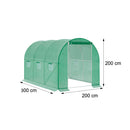 Melegház fólia 200x200x300 cm váz nélkül