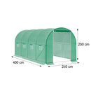 Melegház fólia 200x250x400 cm váz nélkül