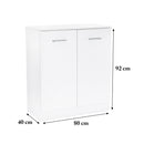 Miami komód 2 ajtós 80x92 cm sonoma tölgy-yorki tölgy