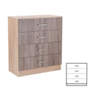 Miami komód 4 fiókos 80x92 cm yorki tölgy-sonoma tölgy