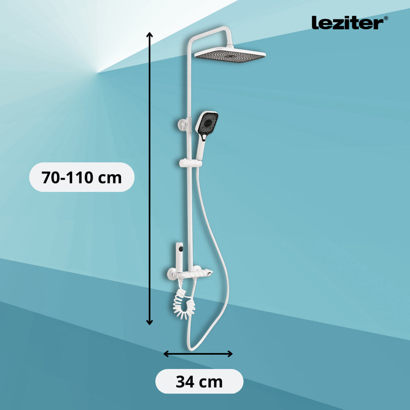 Eliz multifunkciós zuhanyszett fehér