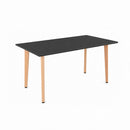 Silla 120 4+1 étkező garnitúra fekete-bézs