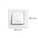 Nova csengő kapcsoló 101N fehér kerettel