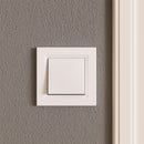 Nova váltókapcsoló 10A 250V 106 fehér kerettel