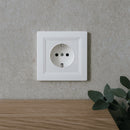 Nova földelt csatlakozóaljzat dugalj 16A 250V fehér kerettel