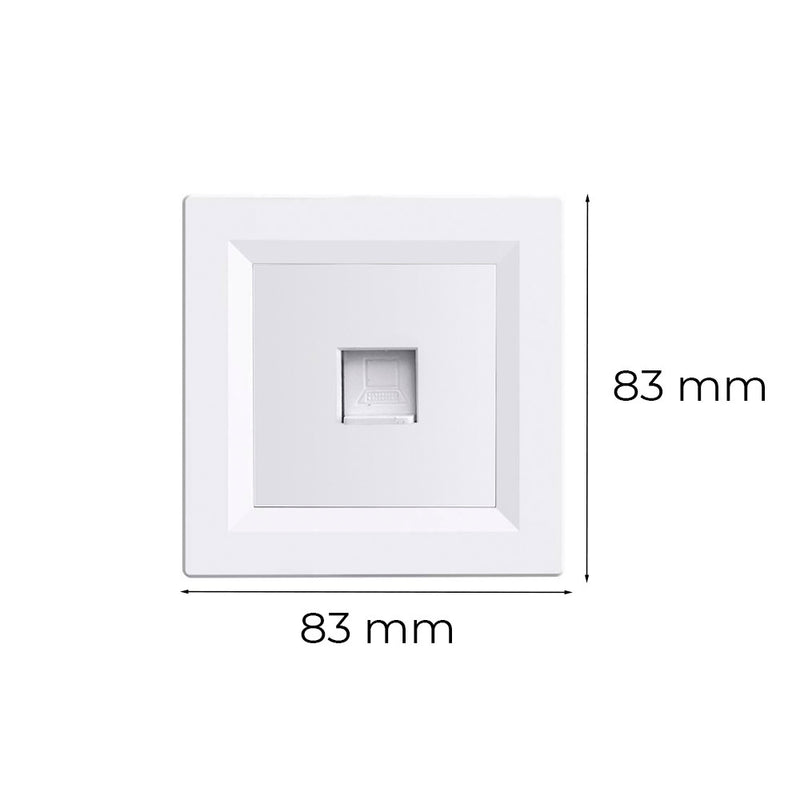 Nova UTP aljzat RJ-45 fehér kerettel