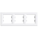 Nova hármas keret vízszintes fehér