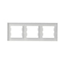 Nova hármas keret vízszintes fehér