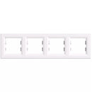 Nova négyes keret vízszintes fehér