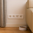 Nova IV kettő földelt csatlakozóaljzat dugalj kettő USB csatlakozóval fehér kerettel