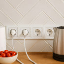 Nova IV négy földelt csatlakozóaljzat dugalj 16A 250V fehér kerettel