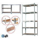 Nagy teherbírású polc 150x70x30 cm 150 kg króm