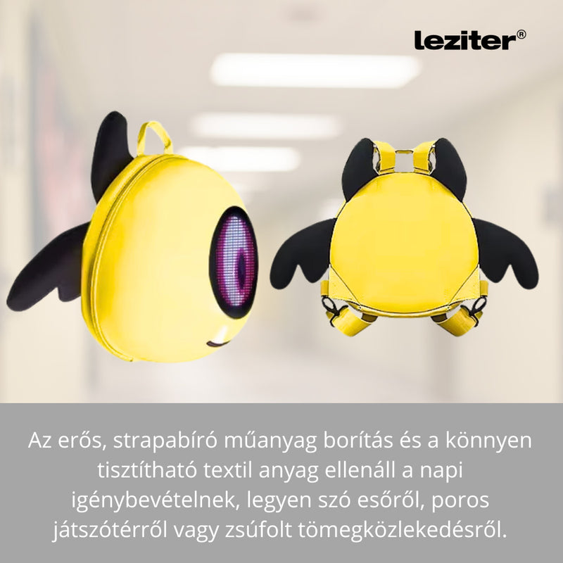 Pixy ledes okos hátizsák sárga