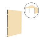 Kerti pavilon oldalfal ponyva 3x4 m beige