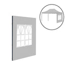 Kerti pavilon ablakos oldalfal ponyva 3x4 m szürke