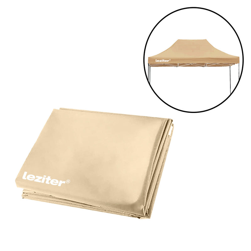 Kerti pavilon tetőponyva 3x4,5 m bézs