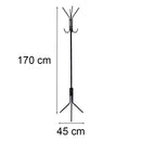 Állófogas LRA-04 fekete