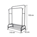 Ruhaállvány LRA-05 fekete