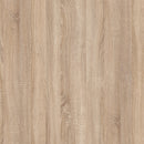 Yorki 220 sarok konyhabútor sonoma tölgy korpusz,selyemfényű fehér fronttal