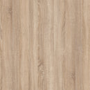 Yorki 340 sarok konyhabútor sonoma tölgy korpusz,selyemfényű fehér fronttal