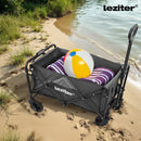 Összecsukható standard kerti strandkocsi szürke