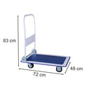 Szállító raktári kézikocsi 150 Kg