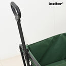 Összecsukható standard kerti strandkocsi asztallal zöld