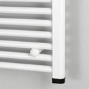 Egyenes törölközőszárító radiátor 1600x600 mm fehér