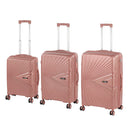 TraveLux Endure gurulós bőrönd szett rosegold