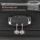 TraveLux Light II gurulós bőrönd szett fekete
