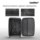 TraveLux Light III gurulós bőrönd szett fekete