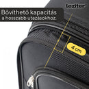 TraveLux Light III gurulós bőrönd szett fekete