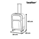 TraveLux Light XI gurulós bőrönd szett fekete