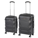 TraveLux Max V gurulós bőrönd szett fekete