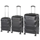 TraveLux Max XI gurulós bőrönd szett fekete