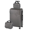 TraveLux Pro XIV gurulós bőrönd szett szürke