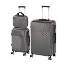 TraveLux Pro XIX gurulós bőrönd szett szürke