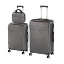 TraveLux Pro XVII gurulós bőrönd szett szürke