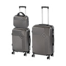 TraveLux Pro XVIII gurulós bőrönd szett szürke