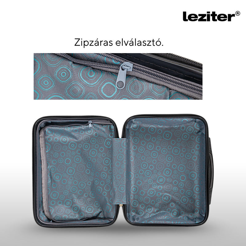 TraveLux Urban II bőrönd szett fekete