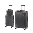 TraveLux Urban XVI gurulós bőrönd szett fekete