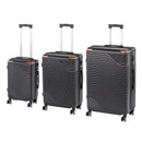 TraveLux Urban XXI gurulós bőrönd szett fekete