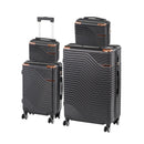 TraveLux Urban XXIII gurulós bőrönd szett fekete