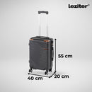TraveLux Urban XXIII gurulós bőrönd szett fekete