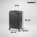 TraveLux Urban XXIII gurulós bőrönd szett fekete