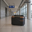 TraveLux Urban XXIV gurulós bőrönd szett fekete