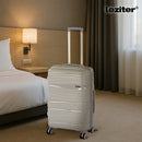 TraveLux Voyager III gurulós bőrönd szett szürke